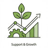 Support & Growth: